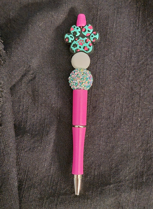 Teal Paw Print